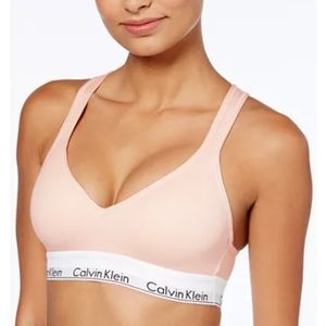 CK Modern Cotton Lightly Lined Bra